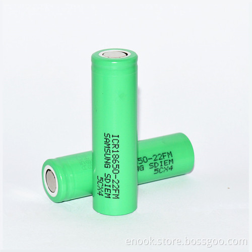 original 18650 Samsung 22fm Rechargeable Battery